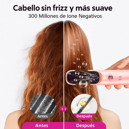 Peine Alisador Ionic Pro – portátil, inalámbrico y anti-quemaduras